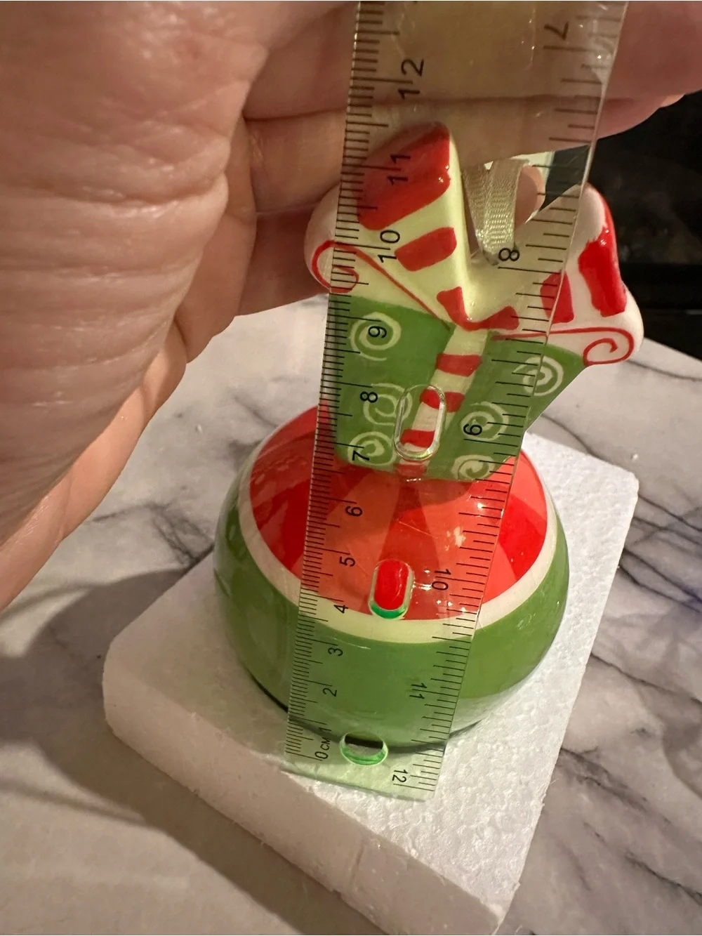 MSC Green and Red Gift-Ball Holiday Ornament